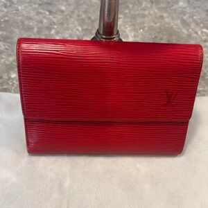 Authentic Louis Vuitton Scarlet Red Wallet